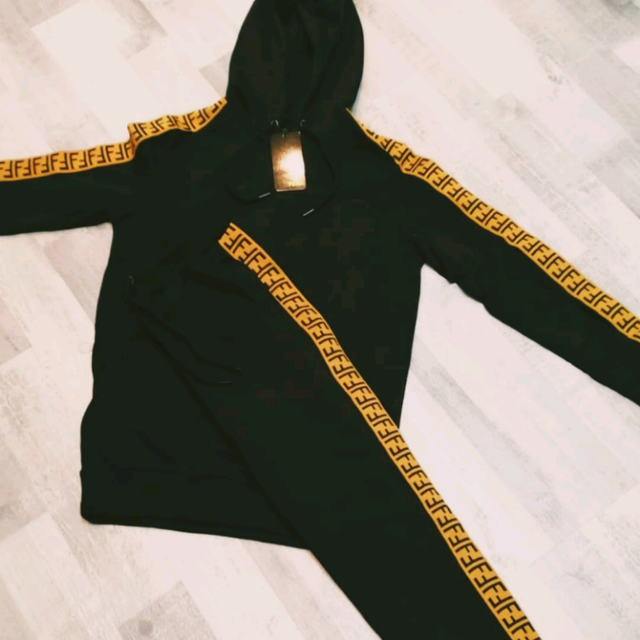 fendi black tracksuit